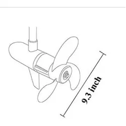 Haswing 9.3" 3 Blade Propeller Suits 50703, 50704, 50706,50716, 50720, 50723, 50736, 50739