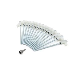 Aussie Traveller Screw In Pegs Set - Lumo