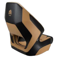 Relaxn Mako Premium Boat Seat Black Carbon & Tan
