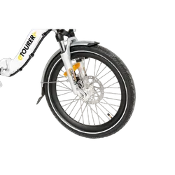 eTourer F2 Folding E-Bike Step-Through Model Polar White