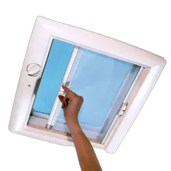 Thule Manual Roof Vent, Translucent/Cream, With Insect Screen And Sunblock Blind #200016