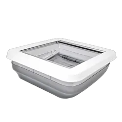 Aussie Traveller Roof Hatch 450 x 400 Smoke Black Lid