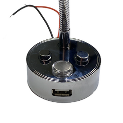 Coast to Coast 12V LED Aluminium Reading Light With 2A Usb.