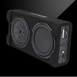Kicker 12" (25Cm) 500W Powered Down Firing Loaded Enclosure