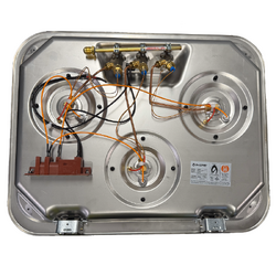 Sphere 3BNR Gas Drop In Stove & Lid With 12V Ignition - 560 x 440 x 58mm