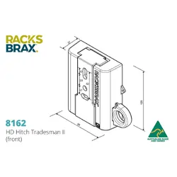 Racksbrax Hd Hitch Tradesman II 8162