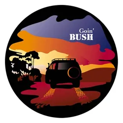 Extra Large Spare Wheel Cover 790Mm - 850Mm - Plain Black