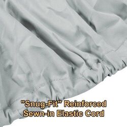 Kaiser Wide Front Tinnie Covers - Light Grey 14-16ft