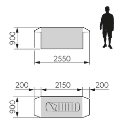 Dometic Pico FTC 1x1 TC Inflatable 1 Person Swag