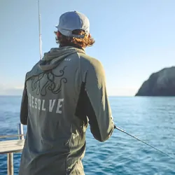 Fish Face Hoodie Greywacke Size 2Xl