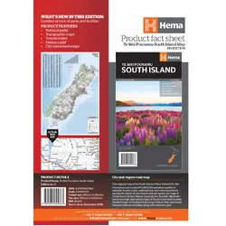 South Island New Zealand Map
