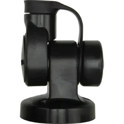 Single Swivel Round Antenna Base - Suit Aw36Xx Whips - Black