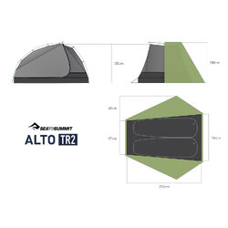 SEA TO SUMMIT Alto Tent - TR2 Green