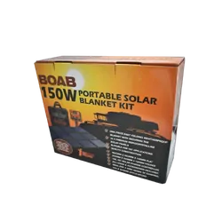 Boab 150 Watt Portable Solar Blanket, 12 Volt Mono-Crystalline