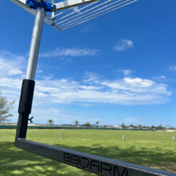 BBQARM Clothesline Connector Kit with 850mm Arm and Vehicle Tow Hitch