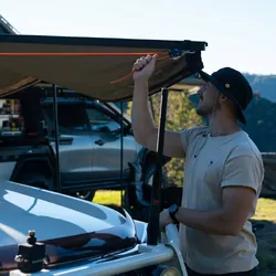 Tuff Terrain 6mm x 2.4m Rope Ratchet Tie Down - Twin Pack