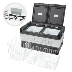 My Coolman Dual Zone Portable Fridge & Cover 96L