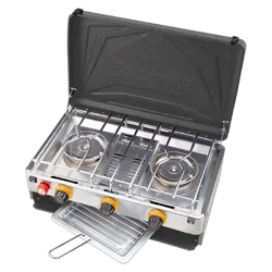 Gasmate Turbo 2 Burner Lpg Stove & Grill