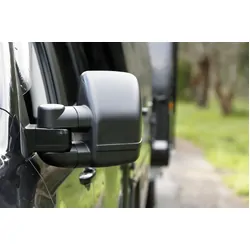 Clearview Towing Mirrors [Next Gen, Pair, Camera, Power-Fold, BSM, OAT Sensor, Indicators, Electric, Black] - Ford Ranger MY23.5 03/2023 - On