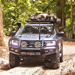Clearview Towing Mirrors [Compact, Heat, Camera, Power-Fold, BSM, Memory, Puddle Lights, Indicators (Cat 6), Electric, Raw] To Suit Toyota LandCruiser