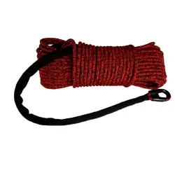 Dual Layer Braided Sheath High Mount Winch Rope Upgrade Kit 11Mm X 40M By Carbon Offroad