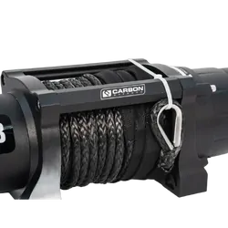 Carbon Offroad Tank 6000lb ATV UTV Small 4x4 Winch Kit IP66 12V