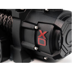 Carbon Offroad Scout Pro - 7000lb Winch with Mega Pro Winch Hook - Black