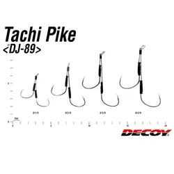 Decoy 816233 Wire Trace Double Assist DJ-89 3/0 Pkt 2