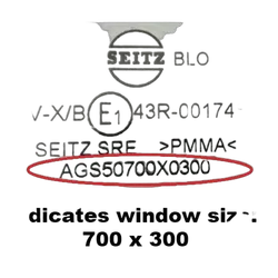 Dometic Seitz S7P Push Out Window 500mm (W) x 400mm (H)