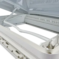 Dometic Midi Heki Skylight w/ LED Lighting & White Edge Dome