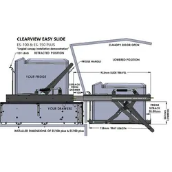 Clearview Easy Slide: ES-100 Plus [Tray Size: 390x738mm]
