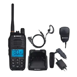ECOXTALK EXG500 5-Watt Long Range IP67 Handheld UHF Radio (17km)