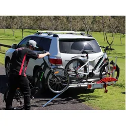 Gripsport GS-Urban+ 2-Bike Tow Bar Rack With Integrated Ramps & Light Assembly Tow Bar Tongue