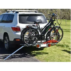 Gripsport GS Urban 2-Bike Tow Bar Rack With Integrated Ramps Tow Bar Tongue