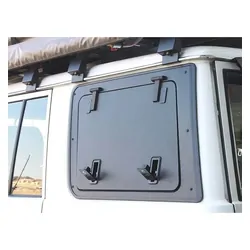 Front runner Gullwing Window / Left Hand Side Aluminium to suit Toyota Land Cruiser 76
