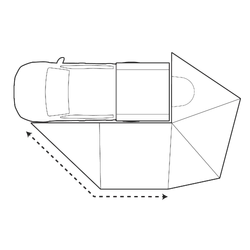 270-Degree XL Awning Wall 1 - Front Door & Window