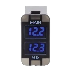 Hulk 4x4 Dual Battery Voltmeter Early To Suit Toyota Blue Led