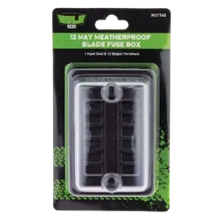 Hulk 4x4 12 Way Fuse Box W/Proof Ats Blade Fuse 1 In 12 Out Led