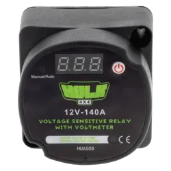 Hulk 4x4 Vsr & Voltmeter 140Amp 12V Cut In 13.3V Cut Out 12.8V