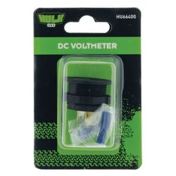 Hulk 4x4 Voltmeter 5-30V Dc Green Led 29Mm Dia