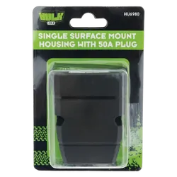 Hulk 4x4 Single Surface Mount Housing 50Amp Anderson Style Plug