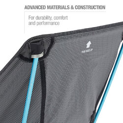 HELINOX Chair Zero Black with Blue Frame