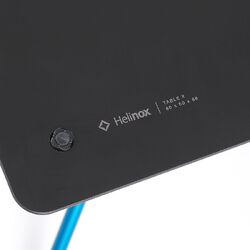 HELINOX Cafe Table Black with Cyan Blue Frame