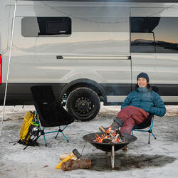 HELINOX Fleece Seat Warmer for Sunset/Beach Black