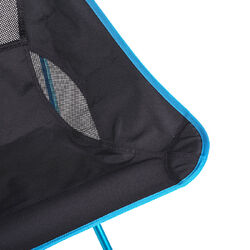 HELINOX Beach Chair Black with Cyan Blue Frame