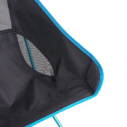 HELINOX Chair Two Black with Cyan Blue Frame