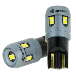 Ignite T10 Wedge White 12V 240 Lumens (Pkt2)