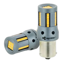 Ignite Bau15S Amber, 12V 1500 Lumens (Pkt2)