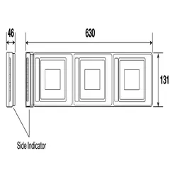 Ignite Zeon Led Jumbo Triple Combination Lamp With Side Indicator Stop/Tail/Indicator/Reverse
