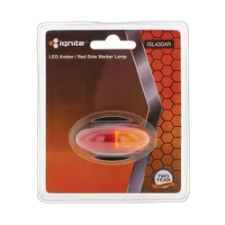 Ignite Led Marker Lamp Red/Amber 10-30V 250Mm Lead